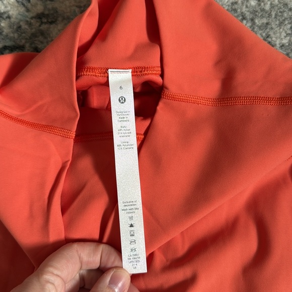Lululemon Wunder Under High-Rise Tight 28" *Full-On Luxtreme in Warm Coral - Picture 3 of 8